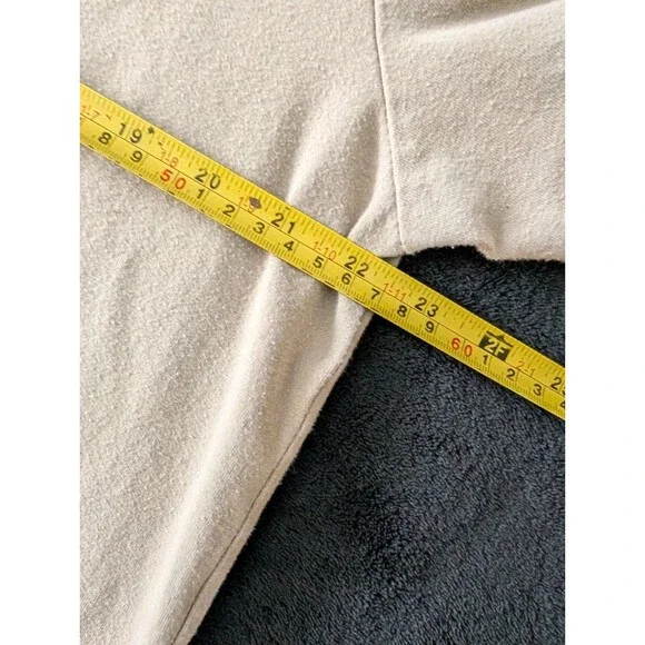 DKNY Y2K 90s Beigecore Minimal Streetwear Korean Acubi Brown Tan Tee Shirt - Picture 11 of 14